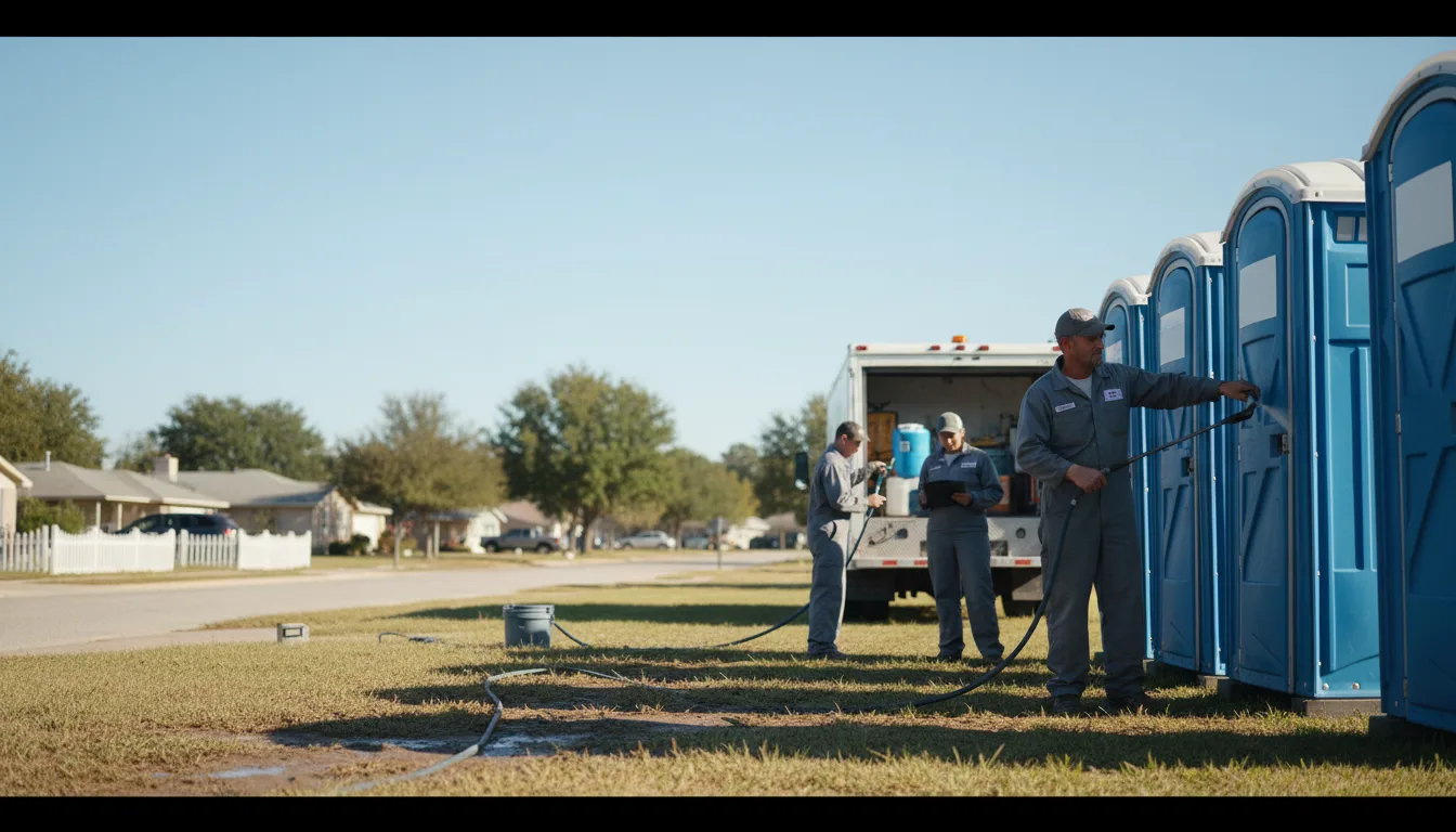 Long-Term Portable Toilet Rental in Tuscola, TX near me